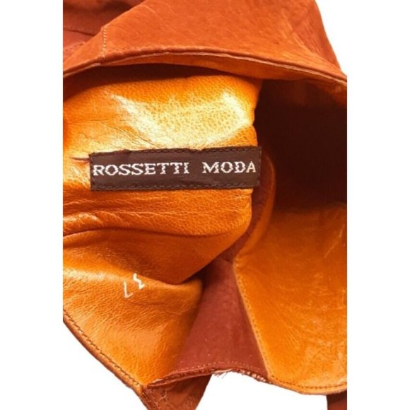 Rossetti Moda Italian Womens Ankle Strap Boots Size 37 Brown Suede 6.5 US - Picture 5 of 10